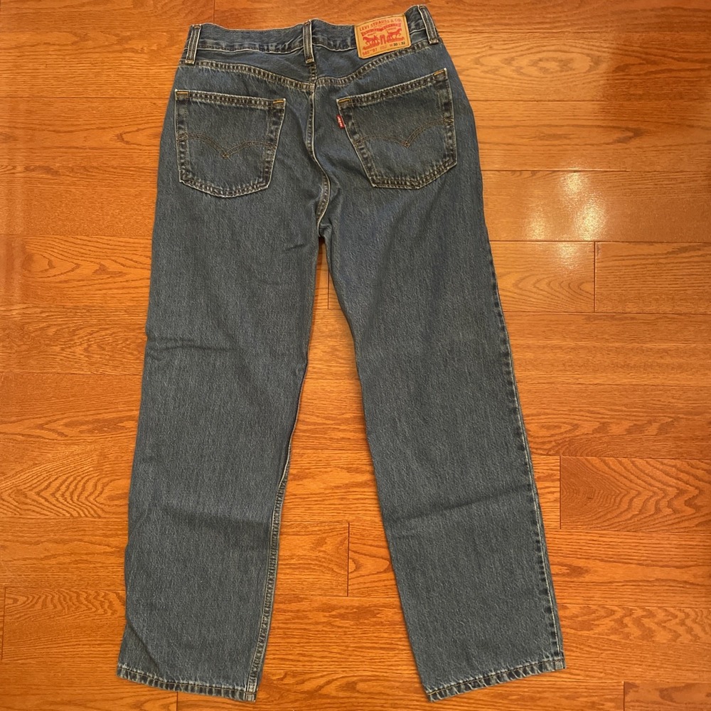 Levis 565 '97 Relaxed Fit Straight Leg Jeans Blue Denim Men's SZ W30 x L32